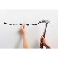 The Line Décoration Murale Ligne Rome L50cm Noir -Sema Design Boutique 624541 FRN04 WEB