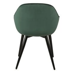 Zago Chaise Avec Accoudoirs En Velours Vert Sapin - Ben 8 Zago Chaise Avec Accoudoirs En Velours Vert Sapin - Ben -Sema Design Boutique 626681 FRN03 WEB
