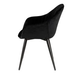 Zago Chaise Avec Accoudoir En Velours Noir - Ben -Sema Design Boutique 626682 FRN03 WEB