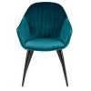 Zago Chaise Avec Accoudoir En Velours Bleu - Ben -Sema Design Boutique 626683 FRN01 WEB