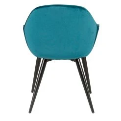 Zago Chaise Avec Accoudoir En Velours Bleu - Ben -Sema Design Boutique 626683 FRN03 WEB
