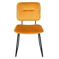 Home Déco Factory Chaise Salle à Manger Moutarde - Adèle -Sema Design Boutique 626801 FRN02 WEB