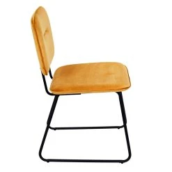 Home Déco Factory Chaise Salle à Manger Moutarde - Adèle -Sema Design Boutique 626801 FRN03 WEB