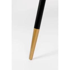 White Label Living Table Basse Rode En Noyer Plaqué Et Métal Doré D61cm - Denise -Sema Design Boutique 627279 FRN04 WEB