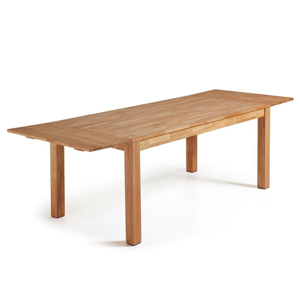 La Forma Table Extensible En Chêne Nauturel 120-200x75 - Indra 4 La Forma Table Extensible En Chêne Nauturel 120-200x75 - Indra – Image 2