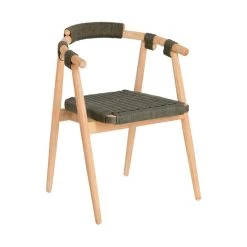 La Forma Chaise Salle à Manger En Bois Massif D'eucalyptus Beige - Majela