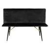 Zago Banc En Velours Noir - Vero -Sema Design Boutique 630951 FRN01 WEB