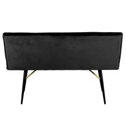 Zago Banc En Velours Noir - Vero -Sema Design Boutique 630951 FRN04 WEB