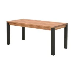 Casita Table à Manger En Chêne Massif 180x90cm - Catane