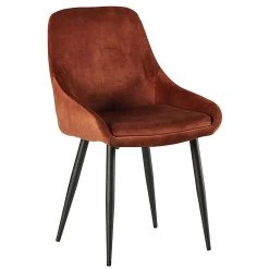 Casita Chaise Salle à Manger Tissu Rouille - Stil