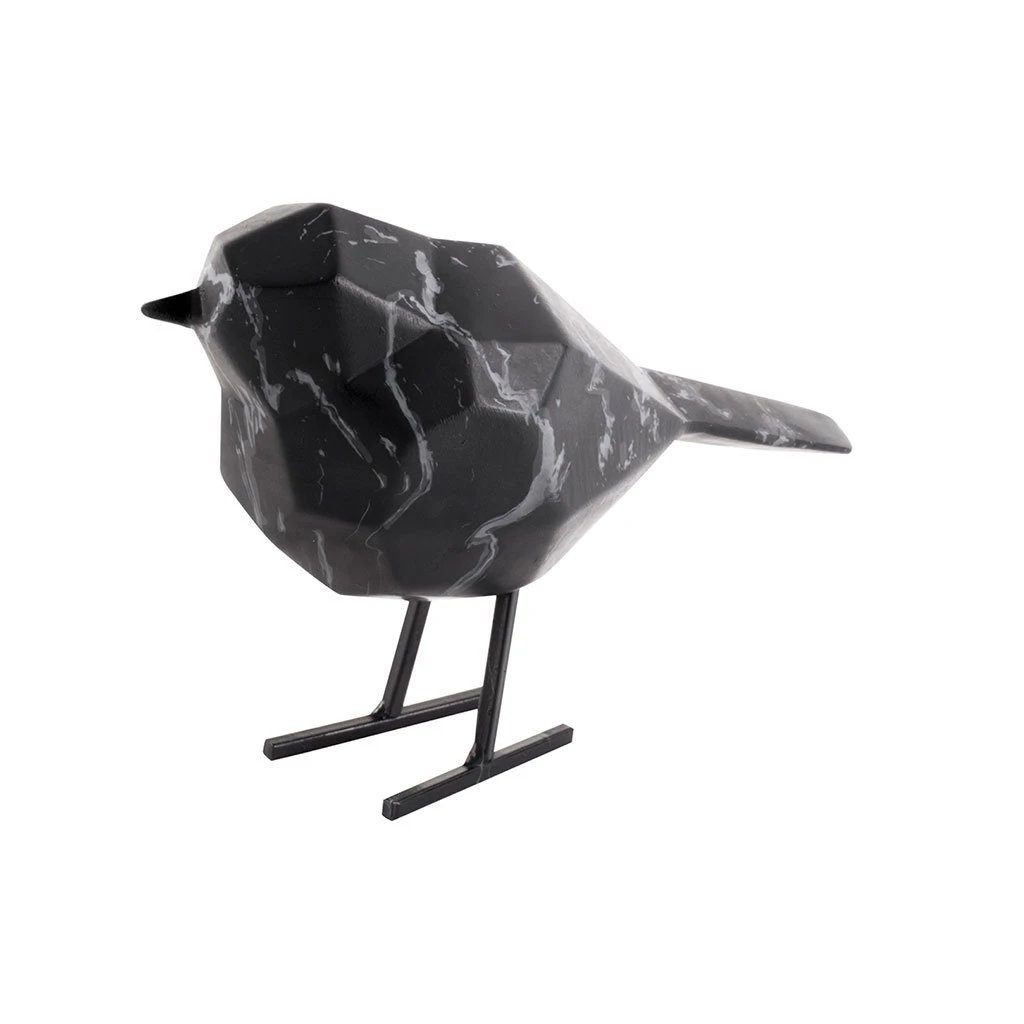 Pt' Statue Petit Oiseau En Polyresine Noir 7.5x17xh13.5cm 3 Pt' Statue Petit Oiseau En Polyresine Noir 7.5x17xh13.5cm