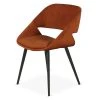 Zago Chaise Salle à Manger Velours Côtelé Cognac - Alma -Sema Design Boutique 633418 FRN01 WEB