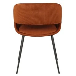 Zago Chaise Salle à Manger Velours Côtelé Cognac - Alma 12 Zago Chaise Salle à Manger Velours Côtelé Cognac - Alma -Sema Design Boutique 633418 FRN05 WEB