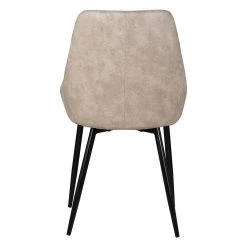 Zago Chaise Salle à Manger Tissu Effet Daim Beige - Ben -Sema Design Boutique 633422 FRN05 WEB