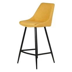 Zago Chaise De Bar Tissu Moutarge - Ben 10 Zago Chaise De Bar Tissu Moutarge - Ben -Sema Design Boutique 633427 FRN03 WEB