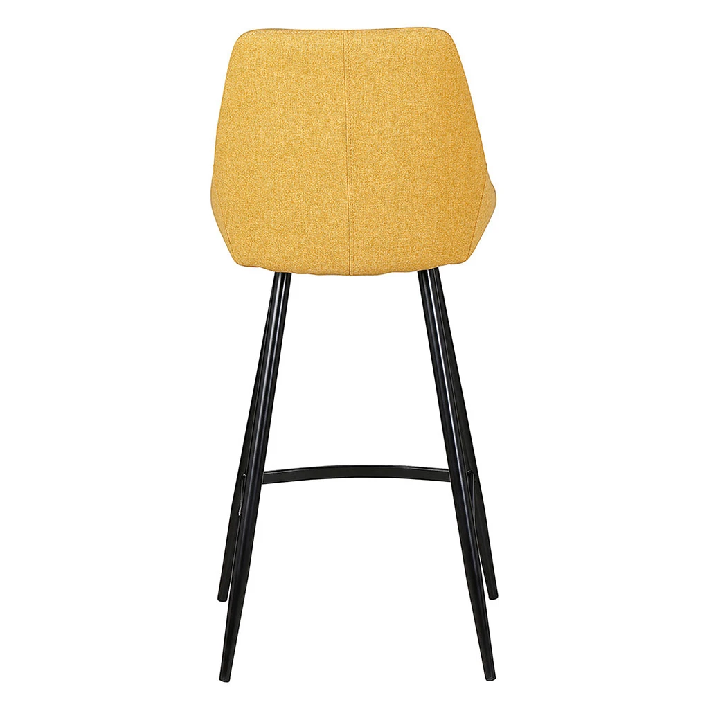 Zago Chaise De Bar Tissu Moutarge - Ben 7 Zago Chaise De Bar Tissu Moutarge - Ben – Image 5
