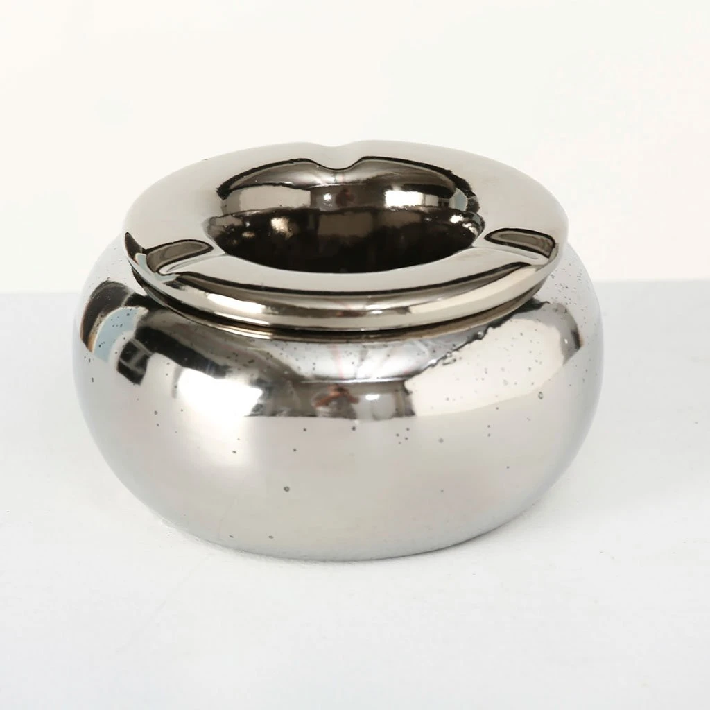 Boltze Cendrier D'exterieur Cohen Argente D14xh8cm En Gres 4 Boltze Cendrier D'exterieur Cohen Argente D14xh8cm En Gres – Image 2