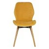 Zago Chaise Salle à Manger En Tissu Soft Touch Moutarde - Keri