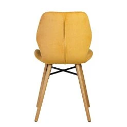 Zago Chaise Salle à Manger En Tissu Soft Touch Moutarde - Keri -Sema Design Boutique 638827 FRN04 WEB
