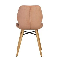 Zago Chaise Salle à Manger En Tissu Soft Touch Marron Nèfle - Keri -Sema Design Boutique 638830 FRN04 WEB