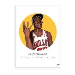 ASAP Affiche L'indetronable - Jaune - 30x40cm