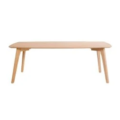 Zago Table Basse Rectangulaire Effet Chêne Naturel 110x50cm - Becka