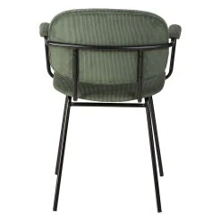 Zago Fauteuil Tissu Effet Daim Vert Sapin - Aston -Sema Design Boutique 646235 FRN04 WEB