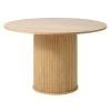 Unique Table à Manger Ronde En Placage Chêne Naturel D120cm - Nola -Sema Design Boutique 648100 FRN01 WEB