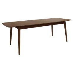 AC Design Table à Manger Extensible En Bois D'hévéa Marron 180-219cmx90cm - Montreux -Sema Design Boutique 648437 FRN04 WEB