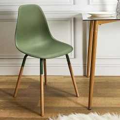 Home Déco Factory Chaise De Salle à Manger Scandinave Vert - Phenix -Sema Design Boutique 66cad 5