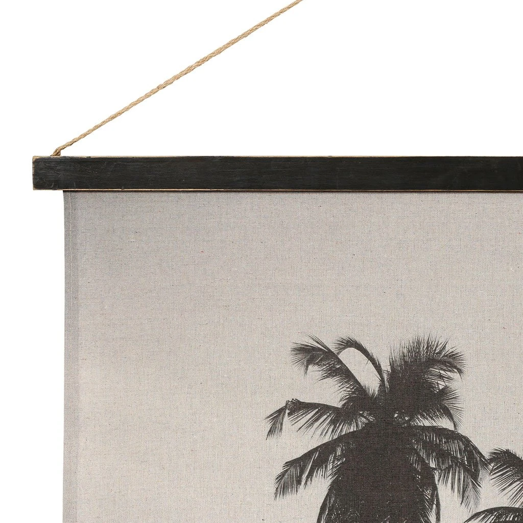 SEMA DESIGN Toile Palmier Toil-imp Gris En Tissu 4 SEMA DESIGN Toile Palmier Toil-imp Gris En Tissu – Image 2