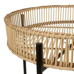 SEMA DESIGN Table Basse (lot De 2) En Bambou Naturel Et Métal 9 SEMA DESIGN Table Basse (lot De 2) En Bambou Naturel Et Métal -Sema Design Boutique 72643 DET02 WEB