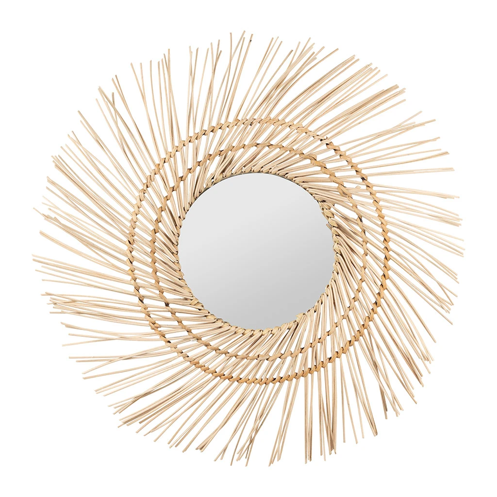 SEMA DESIGN Miroir Cuzco Naturel D50cm En Rotin 3 SEMA DESIGN Miroir Cuzco Naturel D50cm En Rotin