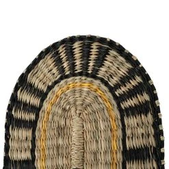 SEMA DESIGN Deco Murale Eventail Oro Naturel Noir -Sema Design Boutique 74909 DET02 WEB