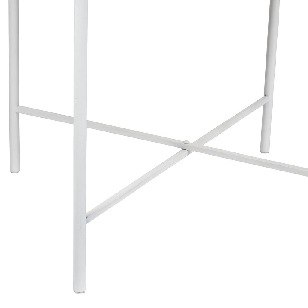 SEMA DESIGN Table Basse (lot De 2) En Rotin Naturel Et Fer Blanc - Element 6 SEMA DESIGN Table Basse (lot De 2) En Rotin Naturel Et Fer Blanc - Element – Image 4