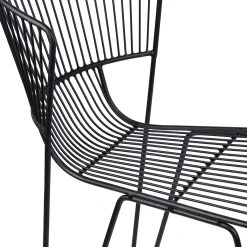 SEMA DESIGN Chaise Salle à Manger En Fer Noir - Sevent's -Sema Design Boutique 75028 DET03 WEB