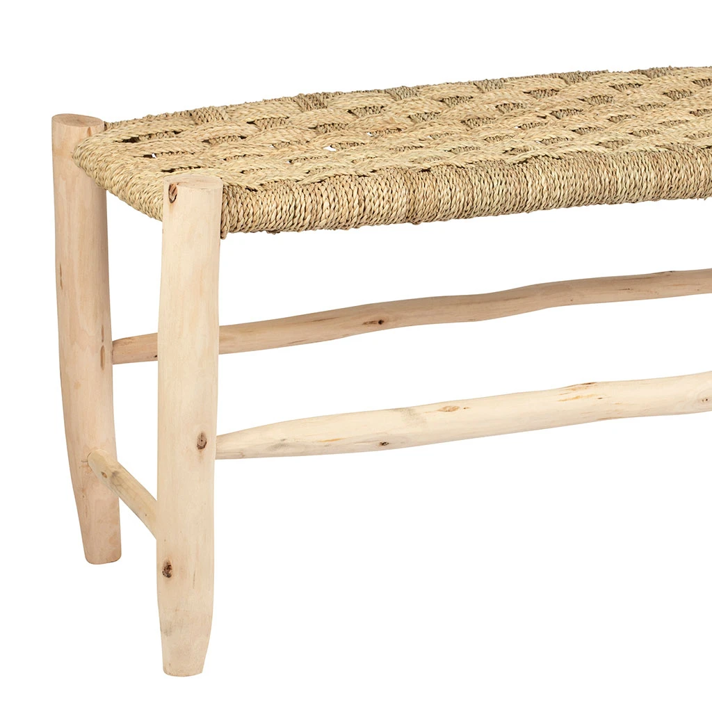 SEMA DESIGN Banc En Osier Naturel 5 SEMA DESIGN Banc En Osier Naturel – Image 3