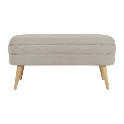 SEMA DESIGN Banc Coffre En Tissu Beige - Elément