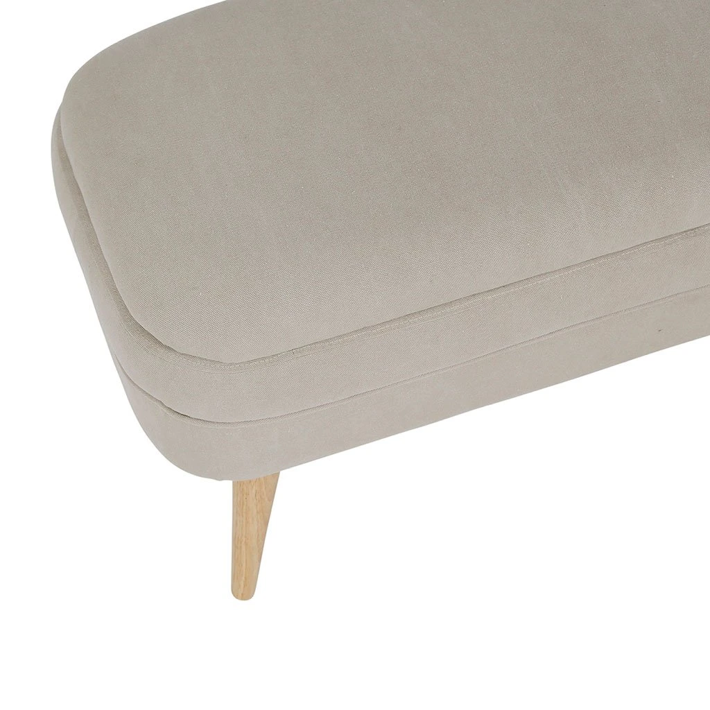 SEMA DESIGN Banc Coffre En Tissu Beige - Elément 6 SEMA DESIGN Banc Coffre En Tissu Beige - Elément – Image 4
