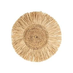 SEMA DESIGN Deco Murale Rosace Cuzco Naturel D26cm Raphia