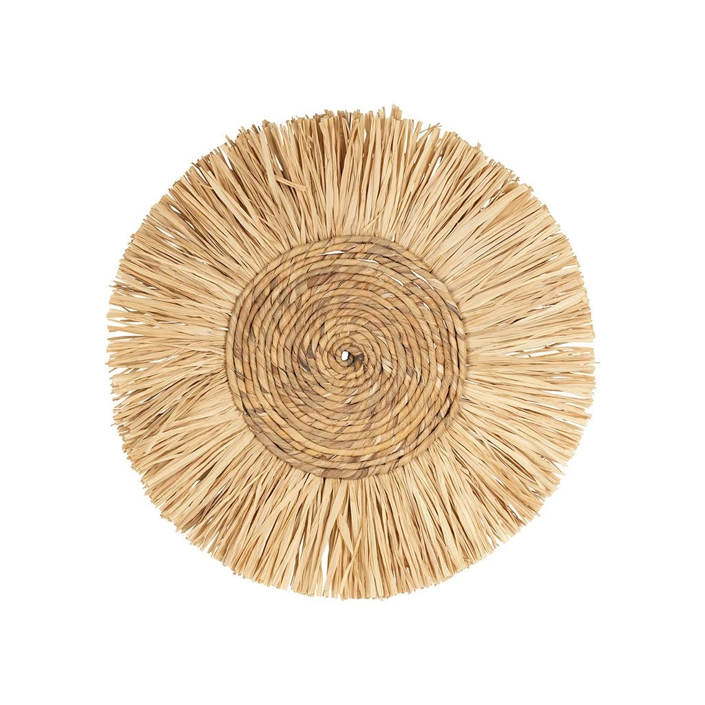 SEMA DESIGN Deco Murale Rosace Cuzco Naturel D26cm Raphia 3 SEMA DESIGN Deco Murale Rosace Cuzco Naturel D26cm Raphia