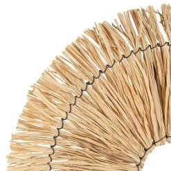 SEMA DESIGN Déco Rosace Cuzco Naturel D31Xh36cm En Raphia Et Fer -Sema Design Boutique 75355 DET02 WEB