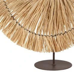 SEMA DESIGN Déco Rosace Cuzco Naturel D31Xh36cm En Raphia Et Fer -Sema Design Boutique 75355 DET03 WEB
