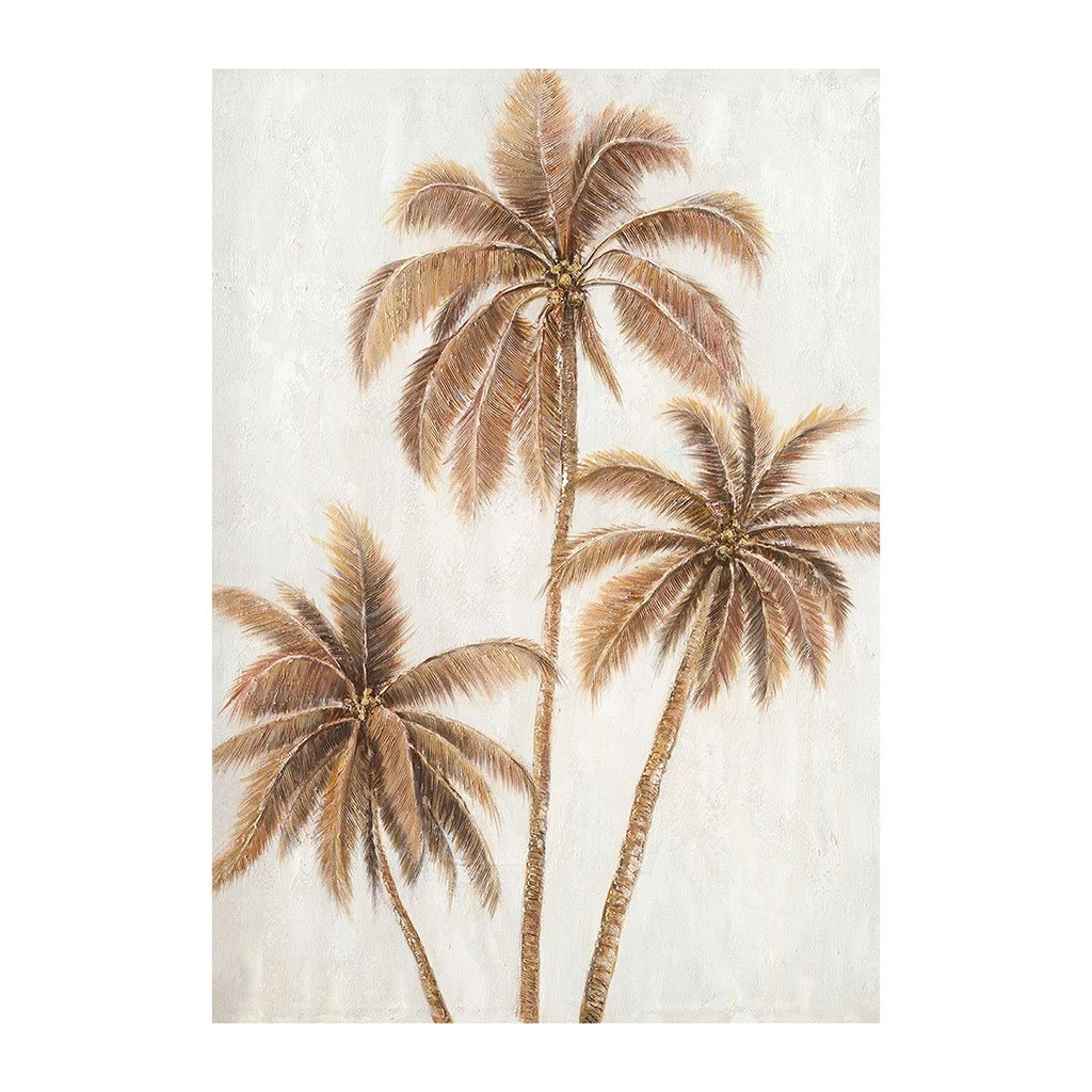 SEMA DESIGN Tableau Cocos Beige 70x100cm Polyester Et Sapin 3 SEMA DESIGN Tableau Cocos Beige 70x100cm Polyester Et Sapin