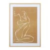 SEMA DESIGN Cadre Deco Encadré Femme Beige 52x72cm