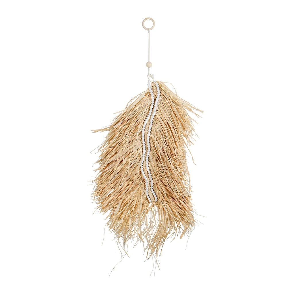 SEMA DESIGN Deco Murale Feuille Cuzco Naturel 38x68cm Raphia 3 SEMA DESIGN Deco Murale Feuille Cuzco Naturel 38x68cm Raphia