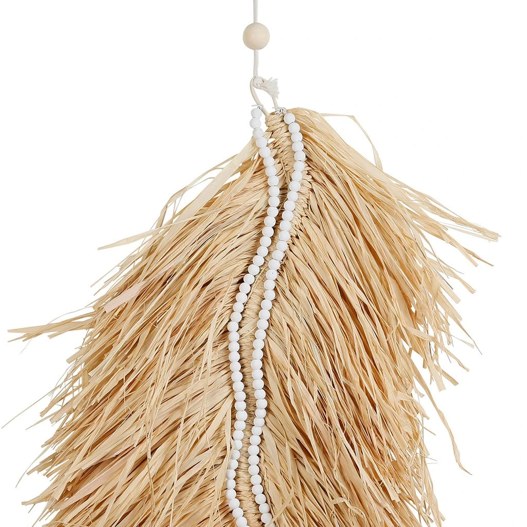 SEMA DESIGN Deco Murale Feuille Cuzco Naturel 38x68cm Raphia 4 SEMA DESIGN Deco Murale Feuille Cuzco Naturel 38x68cm Raphia – Image 2