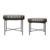 SEMA DESIGN Table Basse Gigogne (lot De 2) Bambou Noir Et Fer -Sema Design Boutique 76049 DEB WEB