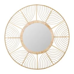 SEMA DESIGN Miroir Element Naturel En Bambou D80cm