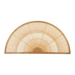 SEMA DESIGN Tête De Lit Bambou Demi-cercle 159x80cm Solor Naturel